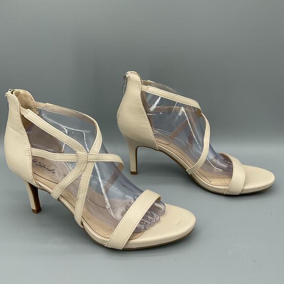 NEW Lifestride Women’s Masquerade Heels Beige Size 11M - Picture 1 of 10